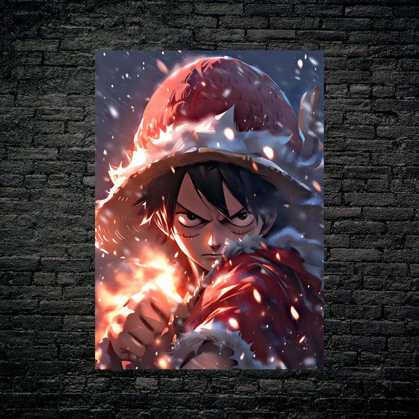 Monkey D Luffy christmas theme from one piece