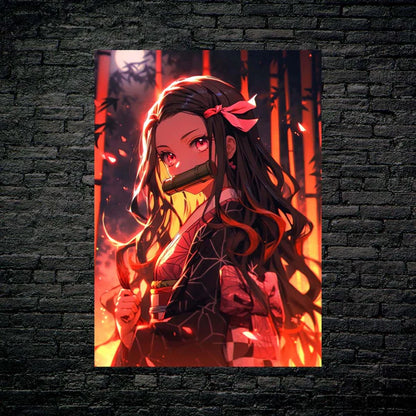 Nezuko wallpaper-Artwork