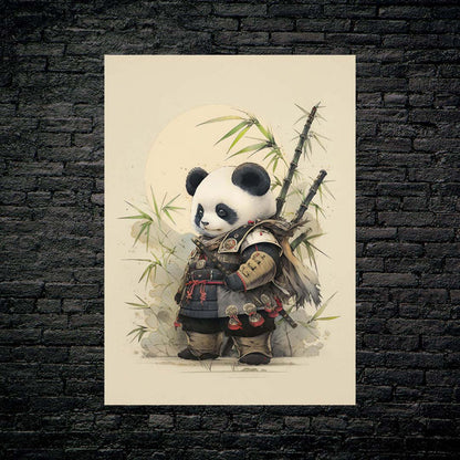 Peaceful Panda Samurai-Artwork