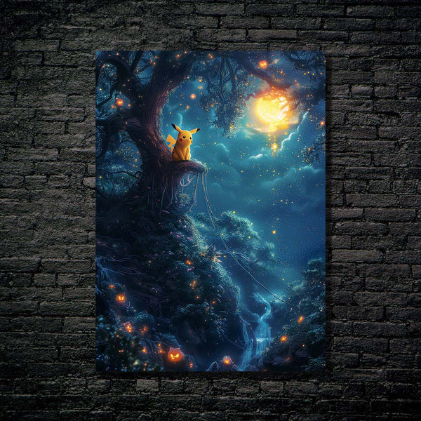 Pikachu_Mystical Forest-Artwork