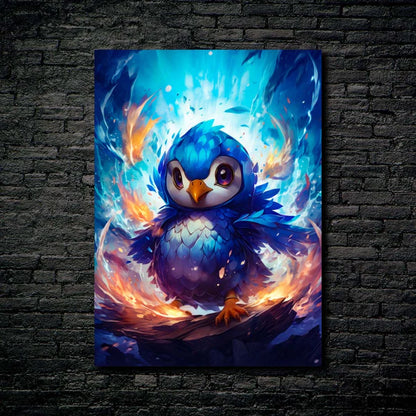 Piplup Pokemon  HD Shining Metal Poster