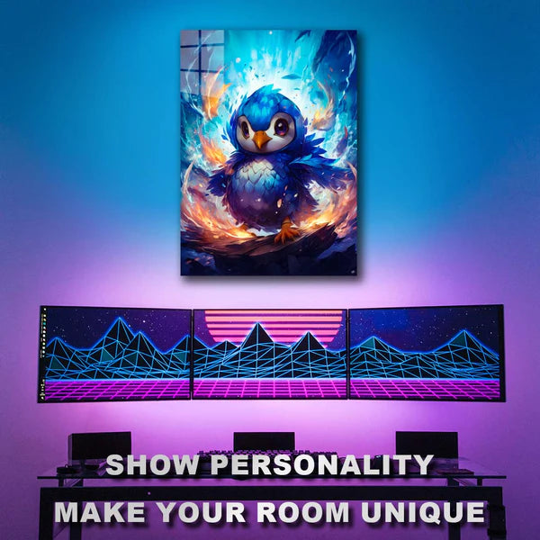 Piplup Pokemon  HD Shining Metal Poster