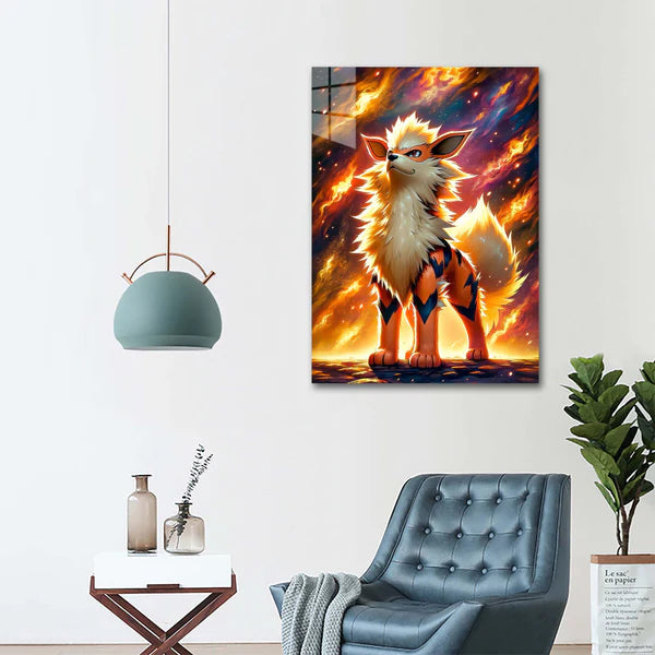 Pokemon Arcanine- HD Shining Metal Poster