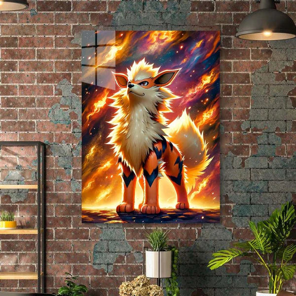 Pokemon Arcanine- HD Shining Metal Poster