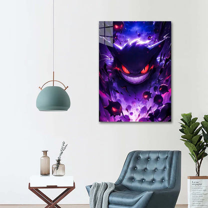 Pokemon Gengar- HD Shining Metal Poster