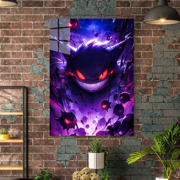 Pokemon Gengar- HD Shining Metal Poster