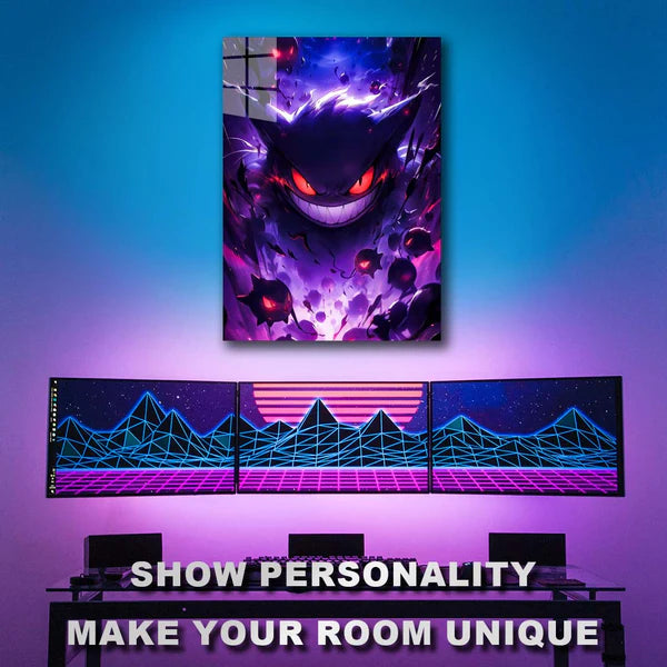 Pokemon Gengar- HD Shining Metal Poster