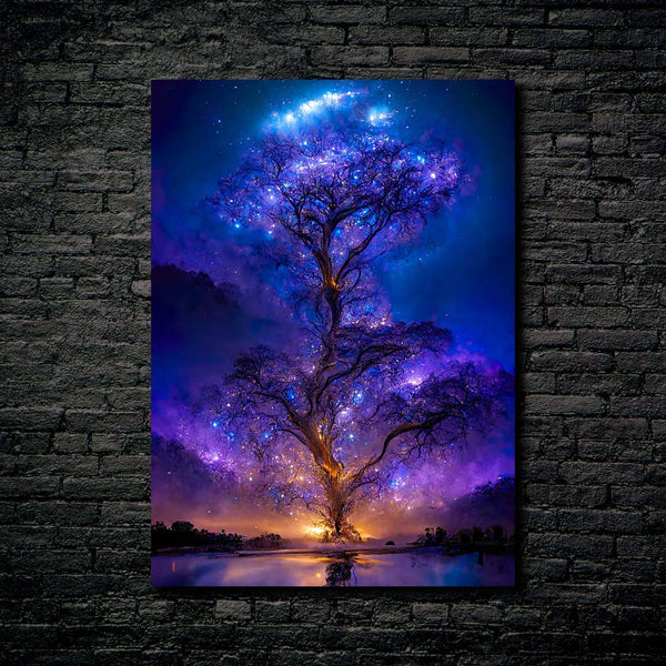 Purple Tree-Artwork