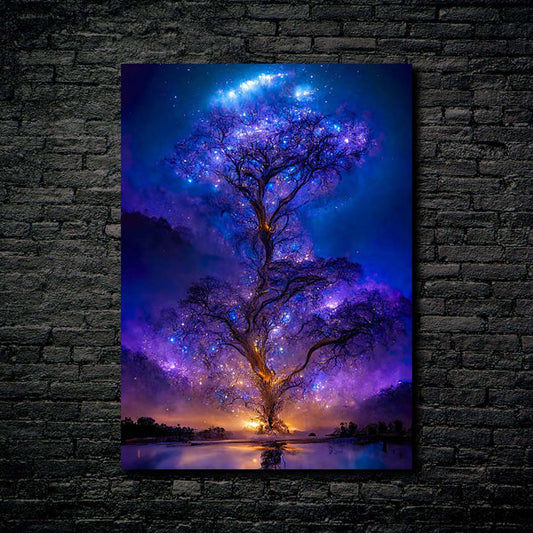 Purple Tree-Artwork