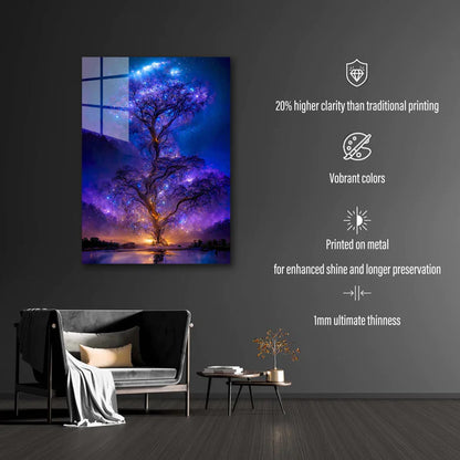 Purple Tree-Artwork