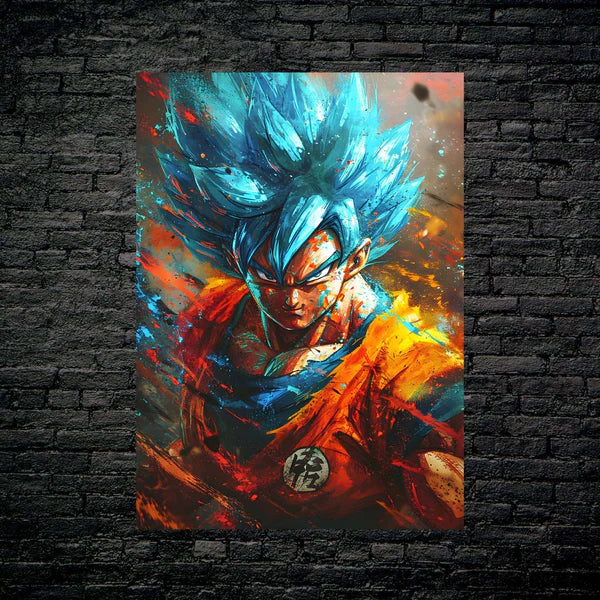 Rainsplash Paint Goku-Artwork