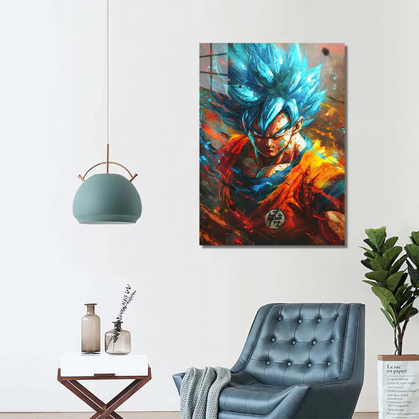 Rainsplash Paint Goku-Artwork