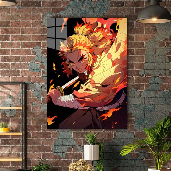 Rengoku Hashira Demon Slayer-Artwork