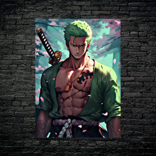 Roronoa Zoro with Katana from One piece-Artwork