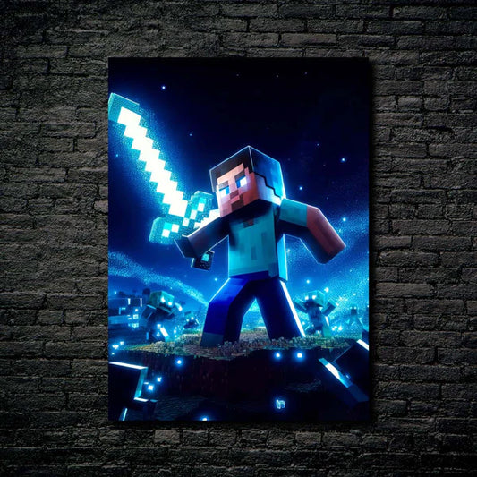 Steve in Battle-Artwork