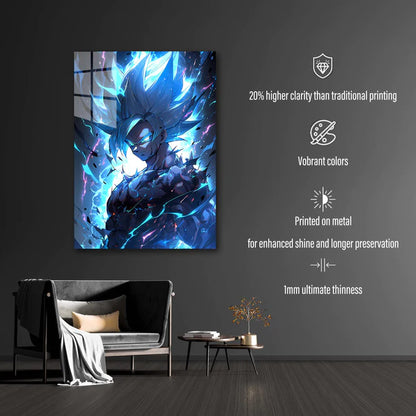 Super Saiyan Goku- HD Shining Metal Poster