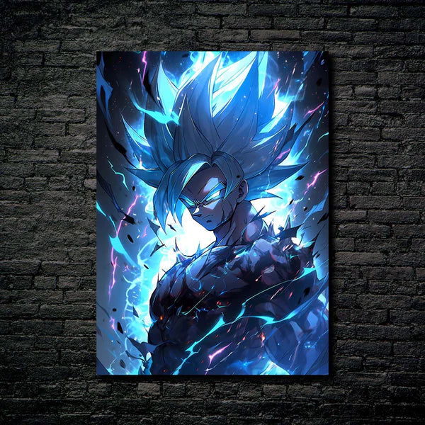 Super Saiyan Goku- HD Shining Metal Poster