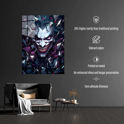 B00042-The Laughing Avenger- HD Shining Metal Poster