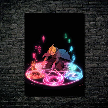 Full metal alchemist- HD Shining Metal Poster