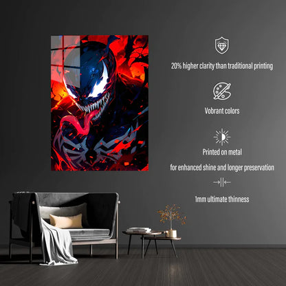 B00055-the devil incarnate- HD Shining Metal Poster